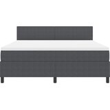  s opruga kutije Tamno siva i bijela 180 x 200 cm | shoptok.hr