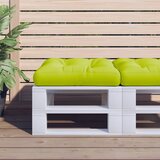 vidaXL Blazina za kavč iz palet svetlo zelena 50x50x12 cm cene
