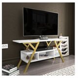 Hanah home tv polica minerva gold white | ePonuda.com
