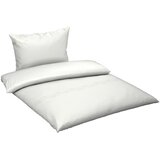 Esposa OBOJESTRANSKA POSTELJNINA 140/200 cm saten bela | Shoptok.si