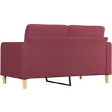  Dvosjed od tkanine crvena boja vina 140 cm | shoptok.hr