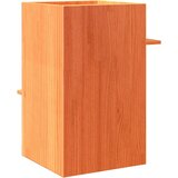 vidaXL Hiša za mačke voščeno rjavo 43x43x60 cm masivni les borovega | Shoptok.si