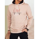 DStreet Bluza męska z kapturem beżowa | Shoptok.si
