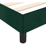  Okvir za krevet bez madraca tamnozeleni 100x200 cm baršunasti | shoptok.hr