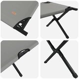 Sklopivi kamperski krevet 2 pcs Siva 210 x 80 x 46 cm | shoptok.hr
