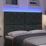  LED glava kreveta Sivi tkanina | shoptok.hr