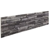  3D zidni paneli 10 kom antracit 100x25 cm EPS | shoptok.hr