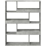 Sobna pregrada boja betona 100x33x125,5 cm konstruirano drvo | shoptok.hr