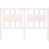  Posteljno vzglavje belo 125,5x4x100 cm trdna borovina, (20646600) | Shoptok.si