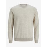 Jack & Jones Beige Mens Wool Sweater Mark - Men | Shoptok.si