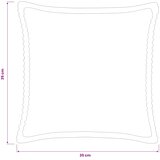 Presvlaka za jastuk 2 kom. HOUTEN Žuta 35 x 35 cm Kord | shoptok.hr