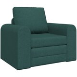 vidaXL Tla kavč postelja 2-v-1 temno zelena 98x71x83 cm tkanina Cene