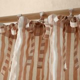 Pineapple Elephant Prosojna zavesa v barvi terakote 140x183 cm Zanzibar Stripe – | Shoptok.si