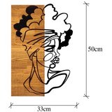 Wallity Zidna dekoracija African Woman 3, 33x3x50 cm, Smeđe boje | Eponuda.com