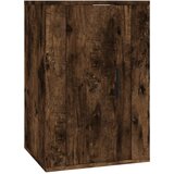 Maison Chic Stenska TV omarica - TV stojalo - Televizijska omarica dimljen hrast 40x34,5x60 cm, (21701590) | Shoptok.si