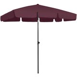 vidaXL Senčnik za na plažo bordo rdeč 200x125 cm | Shoptok.si