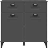  Komoda VIKEN antracit siva 80 x 40 x 80 cm konstruirano drvo | shoptok.hr