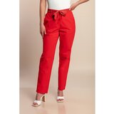 Fenzy Pamučne Hlače Većih Veličina, Crvene | shoptok.hr