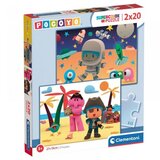 Clementoni Puzzle 2x20 Pocoyo (CLE24795), (21215623) Cene
