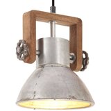  Industrijska viseća svjetiljka 25 W srebrna okrugla 19 cm E27 | shoptok.hr