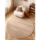 Elle Decoration Ročno tkana volnena okrogla preproga v naravni barvi ø 160 cm Puristic Knots – | Shoptok.si
