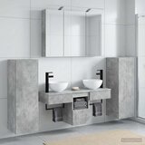  Set namještaja za kupaonicu 6 pcs Betonska siva | shoptok.hr