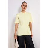 Trendyol Modest Ženska majica Tctss26Rt00003, Žuta Cene