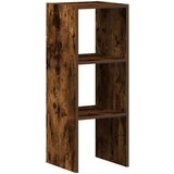 vidaXL Knjižna omara zložljiva dimljeni hrast 30x30x80 cm inž. les | Shoptok.si