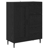  Kuhinjski ormarić Zidne Crni hrast 69 5 x 34 x 180 cm Konstruirano drvo | shoptok.hr