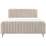 MID.YOU POSTELJA Z VZMETNICO 180 cm x 200 cm , les, tekstil, leseni material naravne barve | Shoptok.si