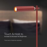  LED prigušiva magnetna stona lampa LED/3W/5V 4000K 1500 mAh crvena | Eponuda.com
