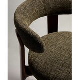 Kave Home Zelen/v temni naravni barvi barski stol iz masivnega jesena (višina sedeža 75 cm) Granite – | Shoptok.si