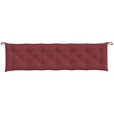 vidaXL Jastuci za vrtnu klupu 2 kom Crvena vina 200x50x7 cm tkanine | shoptok.hr