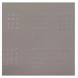 Zavjesa za tuš sivo/smeđa s integriranim alkama, 180x200 cm