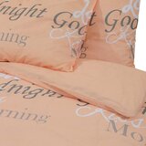  Set posteljine za poplun ružičasti 135 x 200 cm pamučni | shoptok.hr