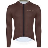 Force Dres PLAIN dugi rukav, braon, XL Cene