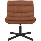  Stolica na kotačiće Smeđa 63 x 75 x 76 cm Antikni PU | shoptok.hr