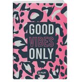 Play premium, sveska metalik, Geometric, odaberite motiv Good vibes A4 Karo Cene