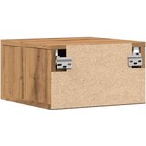 vidaXL Zidni noćni ormarić boja hrasta artisan 35 x 35 x 20 cm | shoptok.hr