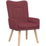  Fotelja Vinska crvena 63 x 67 x 94 cm Tkanina i šperploča | Eponuda.ba