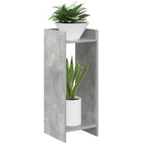  Stalak za biljke s policom Betonsko Siva 30 x 30 x 80 cm | shoptok.hr