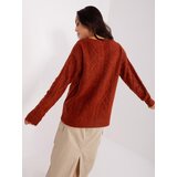 Wool Fashion Italia Sweater-AT-SW-2358.31-dark orange Cene