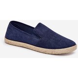 Boto Men's espadrille sneakers made of eco suede navy Lunaria | shoptok.hr
