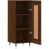  Komoda boja smeđeg hrasta 34,5 x 34 x 90 cm konstruirano drvo | Eponuda.com