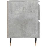  Noćni ormarići 2 kom boja betona 40x35x50 cm konstruirano drvo | shoptok.hr