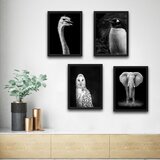 Wallity dekorativna slika u okviru (4 komada) elephant set Cene