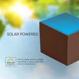  LED Sol zidno svetilo sa senzorom LED/9W/3,7V 3000/4000/5000K IP65 2600 mAh braon | Eponuda.com