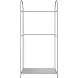 Metalni stalak za odjeću u mat srebrnoj boji 92x186x39 cm Arch –