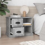  Noćni ormarić siva boja betona 60x35,5x45 cm | Eponuda.com