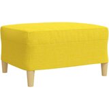  4-dijelni set sofa s tabureom i jastucima svjetlosivi tkanina | shoptok.hr
